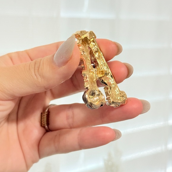 ⚜️ Elegant Gold and Multicolor Brooch - Picture 6 of 6